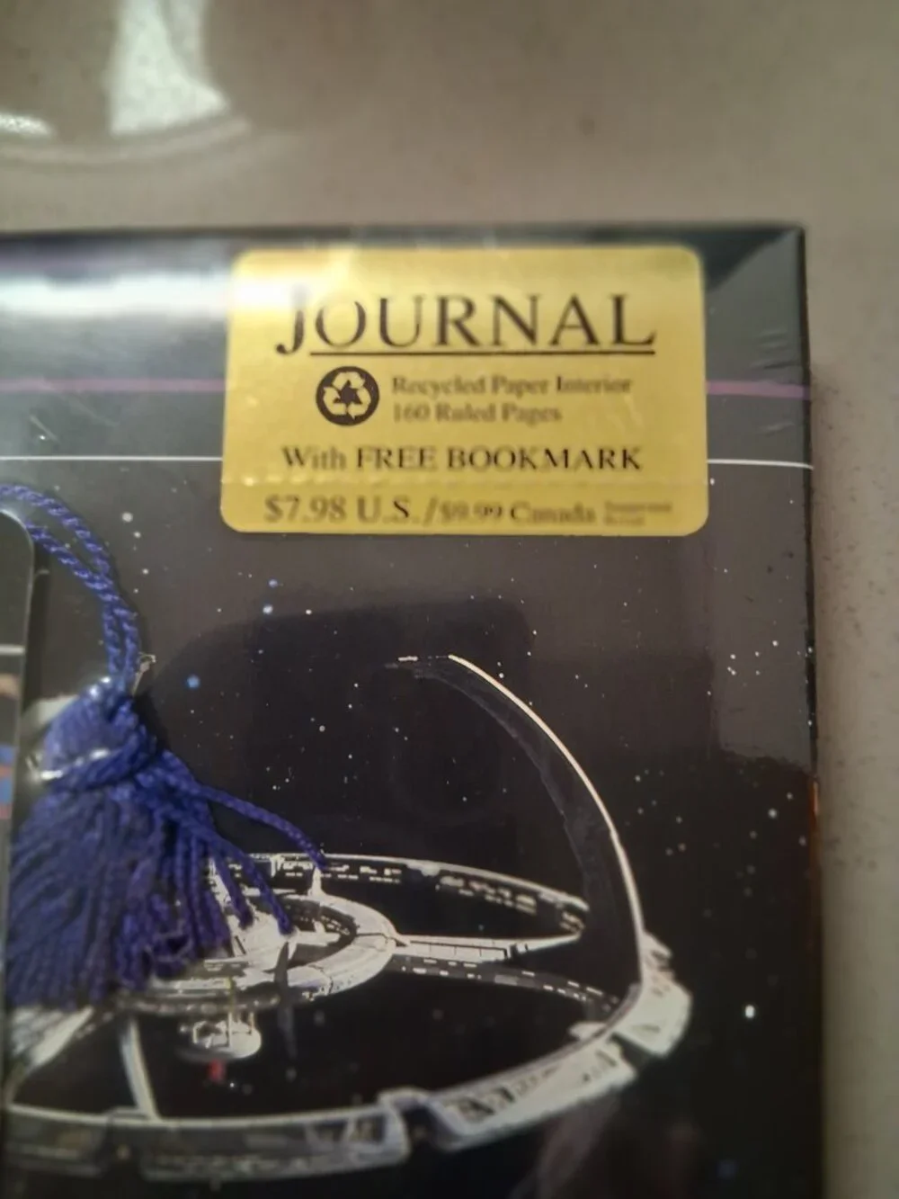 Vintage 1993 Star Trek: Deep Space Nine Journal With Bookmark